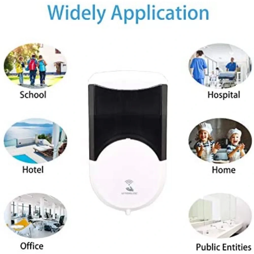 Touchless Infrared Sensor Wall Mounted Automatic Soap Dispenser, 20oz/600ml.